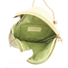 将图像加载到图库查看器中，CHANEL CC Logo Matelasse Chain Shoulder Bag Light GreenAS2201 Lambskin
