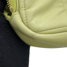 将图像加载到图库查看器中，CHANEL CC Logo Matelasse Chain Shoulder Bag Light GreenAS2201 Lambskin
