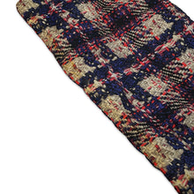 将图像加载到图库查看器中，CHANEL CC Logo Tweed Print Backpack Blue/MulticolorA66445 Nylon Leather
