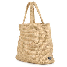 将图像加载到图库查看器中，PRADA Crochet Tote Bag Natural1BG392 Viscose

