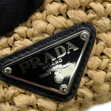 将图像加载到图库查看器中，PRADA Crochet Tote Bag Natural1BG392 Viscose
