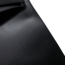 Load image into Gallery viewer, HERMES Kelly Sellier Black Box Calf Leather Size 32
