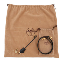 将图像加载到图库查看器中，HERMES Kelly Sellier Black Box Calf Leather Size 32
