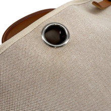 Load image into Gallery viewer, HERMES Herbag Ecru/Natural Toile H Leather Size MM
