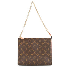 将图像加载到图库查看器中，LOUIS VUITTON Toiletry Pouch on Chain BrownM81412 Monogram
