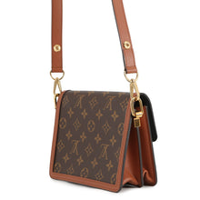 将图像加载到图库查看器中，LOUIS VUITTON Dauphine Brown/NoirM44580 Monogram Monogram Reverse Canvas Size MINI
