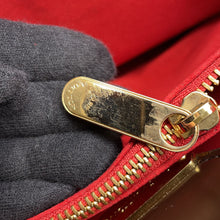 将图像加载到图库查看器中，LOUIS VUITTON Greet RedN48108 Damier Ebene Canvas
