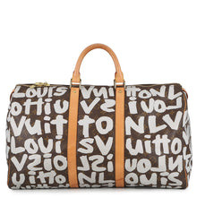 将图像加载到图库查看器中，LOUIS VUITTON Keepall ArgentM92197 Monogram・Graffiti Size 50
