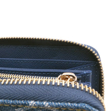 将图像加载到图库查看器中，LOUIS VUITTON LV × TM Zippy Wallet BlueM23161 Monogram Cherry Denim
