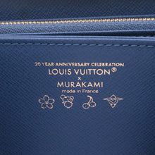 将图像加载到图库查看器中，LOUIS VUITTON LV × TM Zippy Wallet BlueM23161 Monogram Cherry Denim
