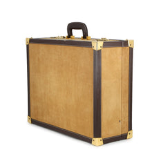 将图像加载到图库查看器中，LOEWE Anagram trunk Beige/Brown Suede leather
