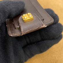 将图像加载到图库查看器中，LOEWE Anagram trunk Beige/Brown Suede leather
