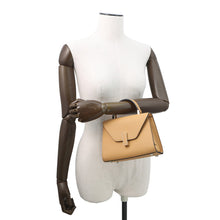 Load image into Gallery viewer, Valextra Valextra Iside 2-Way Handbag BeigeV5E23 Leather Size micro
