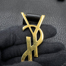 Load image into Gallery viewer, SAINT LAURENT PARIS LE 5 7 BEA Le Cincassette Bear Tote Bag Black763435 Deer Leather
