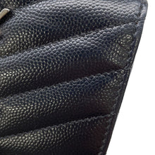 将图像加载到图库查看器中，SAINT LAURENT PARIS YSL Logo Bifold Wallet Black504899 Leather

