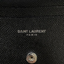 Load image into Gallery viewer, SAINT LAURENT PARIS YSL Logo Bifold Wallet Black504899 Leather
