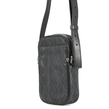 Load image into Gallery viewer, Dior CD Diamond Hit the Road Vertical Pouch Shoulder Bag Black2ESCA415CDP_H43E PVC Leather
