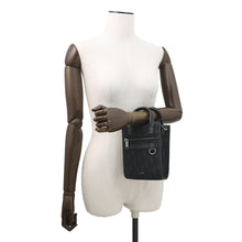 将图像加载到图库查看器中，Dior Oblique Safari North-South 2-Way Shoulder Bag Black2ESWS017YKY Canvas Leather Size Mini
