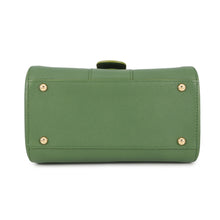 Load image into Gallery viewer, Delvaux Brillon 2WAY Handbag Green Leather Size Mini
