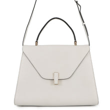 Load image into Gallery viewer, Valextra Valextra Idide 2WAY Handbag Light Gray Leather Size Large
