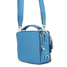 将图像加载到图库查看器中，PRADA Saffiano Leather 2WAY Handbag Blue2VH069 Leather
