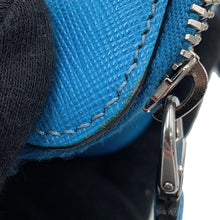 将图像加载到图库查看器中，PRADA Saffiano Leather 2WAY Handbag Blue2VH069 Leather
