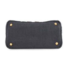 Load image into Gallery viewer, PRADA Canapa 2WAY Tote Bag Robot Navy/Multicolor1BG439 Denim
