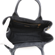 Load image into Gallery viewer, PRADA Canapa 2WAY Tote Bag Robot Navy/Multicolor1BG439 Denim
