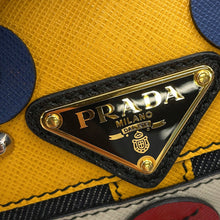 Load image into Gallery viewer, PRADA Canapa 2WAY Tote Bag Robot Navy/Multicolor1BG439 Denim
