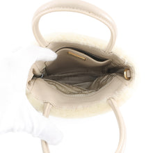 Load image into Gallery viewer, PRADA 2WAY Handbag Beige1BA392 Sheepfur Leather
