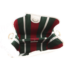 Load image into Gallery viewer, GUCCI GG Emblem 2-Way Bucket Bag Beige&amp;White815118 PVC Leather Size Small
