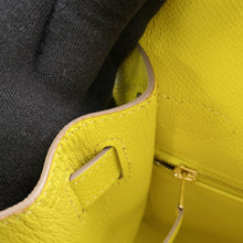 将图像加载到图库查看器中，HERMES Kelly Sellier Lime Epsom Size 28

