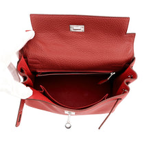 Load image into Gallery viewer, HERMES Kelly Retourne Rouge Garance Togo Leather Size 25
