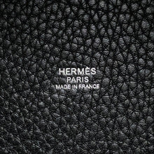 将图像加载到图库查看器中，HERMES Picotin Lock Black Taurillon Clemence Size MM
