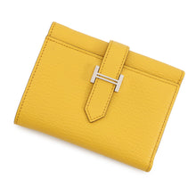 将图像加载到图库查看器中，HERMES Bean combine Jaune Ambre Chevre Myzore Goatskin
