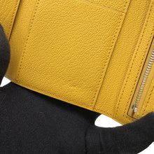 将图像加载到图库查看器中，HERMES Bean combine Jaune Ambre Chevre Myzore Goatskin
