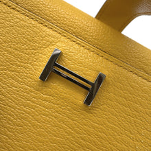 将图像加载到图库查看器中，HERMES Bean combine Jaune Ambre Chevre Myzore Goatskin
