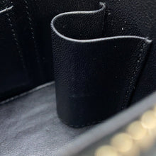 将图像加载到图库查看器中，CHANEL Matelasse Top Handle 2-Way Vanity Bag BlackAP1472 Lambskin
