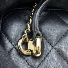 将图像加载到图库查看器中，CHANEL Matelasse Top Handle 2-Way Vanity Bag BlackAP1472 Lambskin
