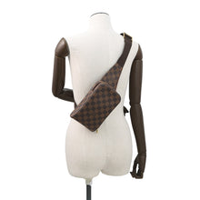 将图像加载到图库查看器中，LOUIS VUITTON Geronimos BrownN51994 Damier Ebene Canvas
