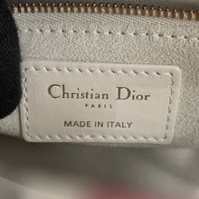 Load image into Gallery viewer, Dior Dior 2-way Bag for Women, Beaded White/Pink/Black Leather Rhinestone Size Small
