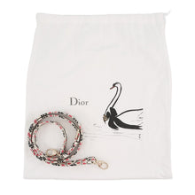 Load image into Gallery viewer, Dior Dior 2-way Bag for Women, Beaded White/Pink/Black Leather Rhinestone Size Small
