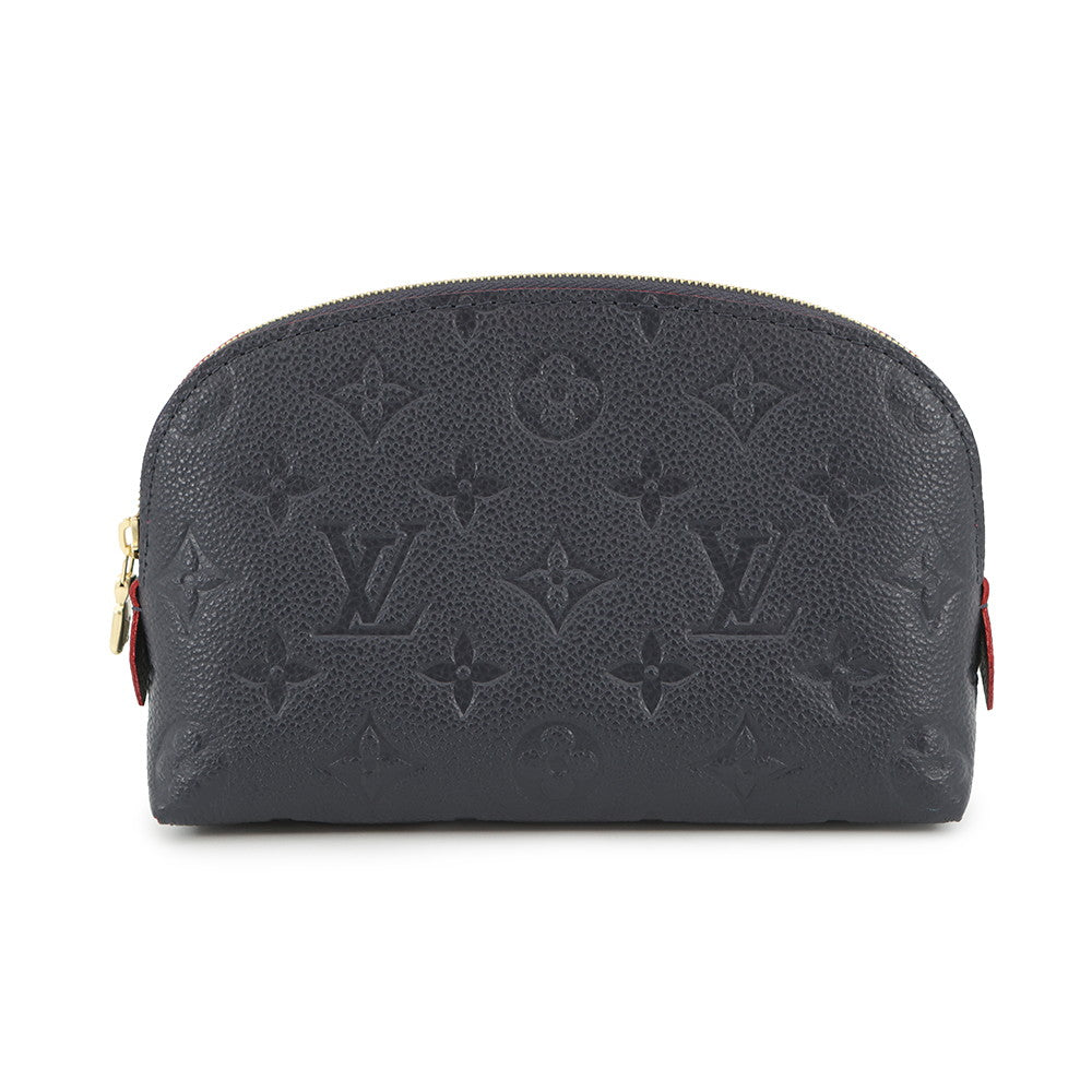 LOUIS VUITTON Pochette Cosmetic Marine RougeM69413 Monogram Empreinte Leather Leather