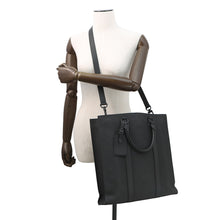 将图像加载到图库查看器中，LOUIS VUITTON Sac Plat NoirM21866 Monogram・Taurillon
