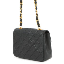 将图像加载到图库查看器中，CHANEL Matelasse ChainShoulder Black Lambskin Size Mini mini
