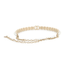 将图像加载到图库查看器中，CHANEL Pearl Studded Choker Champagne Gold/WhiteAB7624 Metal Faux Pearl Rhinestone
