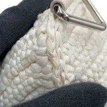 将图像加载到图库查看器中，PRADA Triangle Shoulder Bag White1BH190 Raffia
