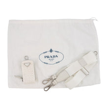 将图像加载到图库查看器中，PRADA Triangle Shoulder Bag White1BH190 Raffia
