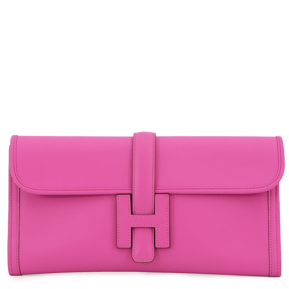 HERMES Jige Elan Magnolia Swift Leather Size 29