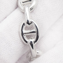 将图像加载到图库查看器中，HERMES Chaine d&#39;Ancre Bangle Size ST SV925
